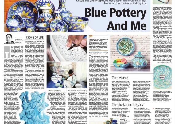 Leela Bordia - Neerja Jaipur Blue Pottery