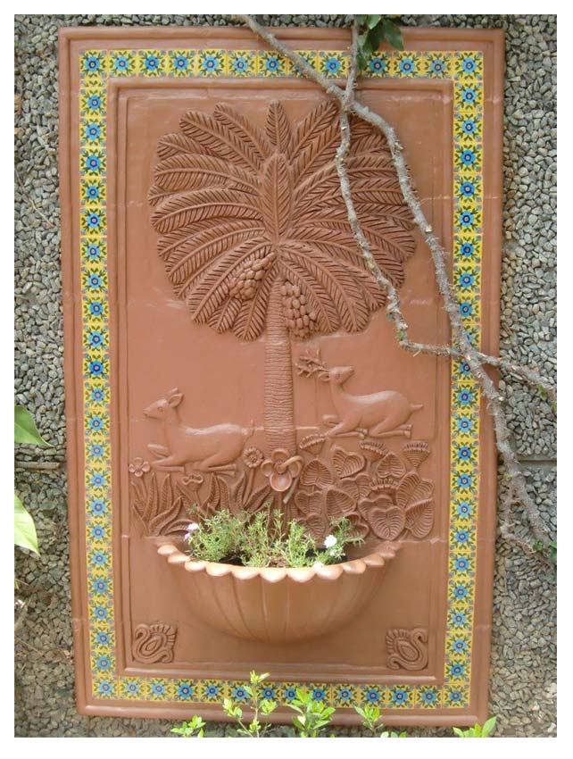 Neerja Blue Pottery and Terracotta Fountain
