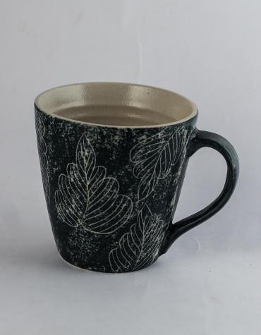 Green Handcrafted Ceramic Tea Mug