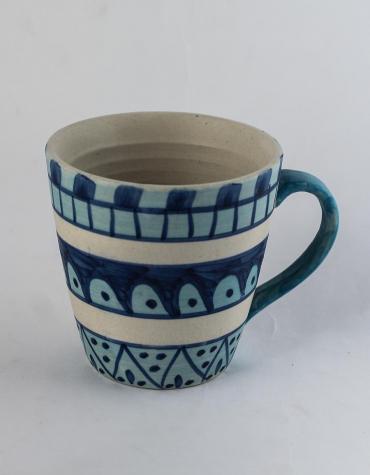 Blue Handcrafted Ceramic Tea Mugs