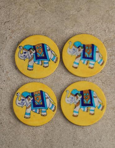 Neerja Elephant design coaster npc 04
