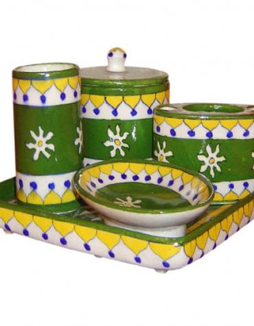 Neerja Bathroom Set - Green