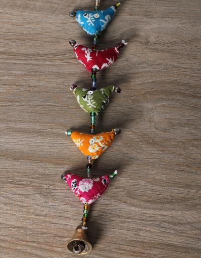 HANDMADE 30 BIRD COTTON CLOTH STRING   - MULTI COLOUR