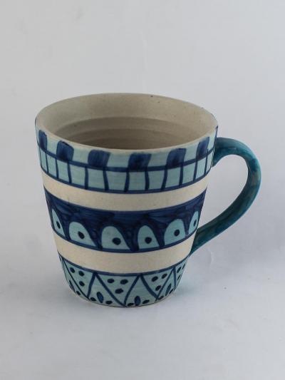 Blue Handcrafted Ceramic Tea Mugs