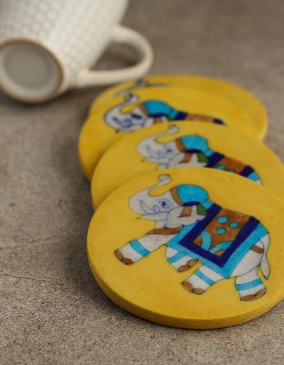 Neerja Elephant design coaster npc 04