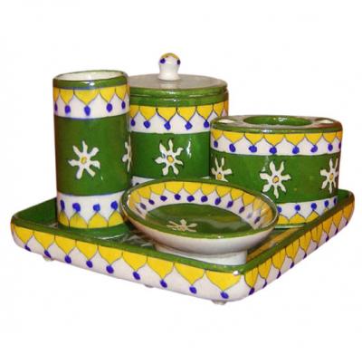 Neerja Bathroom Set - Green