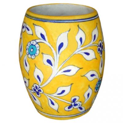 Neerja Yellow Print Beer Mug