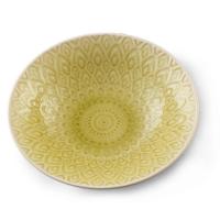 Handmade Stoneware Bowl Set Of 3 Pcs.  Light Green Colour