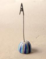 Blue and Turquoise Card Holder